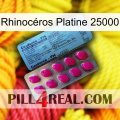 Rhinocéros Platine 25000 35